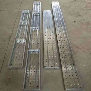 Derfon vente en gros Q235 échafaudage passerelle construction planche d'acier 2m 3m <span class=keywords><strong>4m</strong></span> panneau d'échafaudage galvanisé - Product Image 6