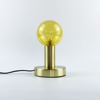 Nouveautés, lampe de table LED unique en verre moderne, décoration artistique pour restaurant nordique, salon