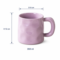 Mug Keramik Buatan Tangan Artisan, Finishing Mengkilap, Logo Custom, Aman untuk Microwave dan Mesin Cuci Piring, Kemasan Kotak Putih, Grosir, Hadiah untuk Kafe