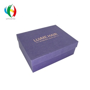 Caja de regalo para pelucas, con impresión personalizada y embalaje, serie cosmética, con película especial, nueva - Product Image 5