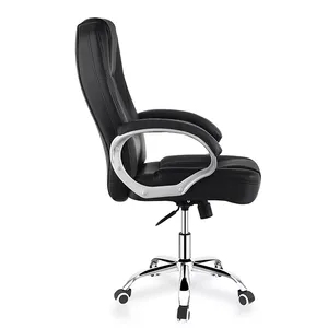 आरामदायक लक्जरी आधुनिक लिफ्ट कुंडा डेस्क कार्यालय फर्नीचर कुर्सी चमड़े Ergonomic कार्यकारी कार्यालय की कुर्सी कीमत बिक्री के लिए