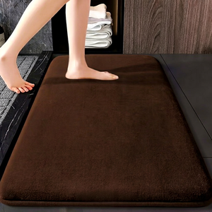 Tapis de bain en polaire corail Vast Ocean 50x80cm, absorbant, antidérapant, style minimaliste - Product Image 1