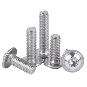 Vis à tête cylindrique hexagonale en acier inoxydable 304, vis à tête cylindrique hexagonale de 5,5 mm, vis à tête cylindrique hexagonale, vis à anneau hexagonal - Product Image 1