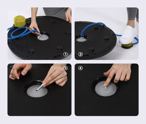 Anti-Burst Half Ball Balance <strong>Trainer</strong> Thickened Pilates Yoga Core Strength Training Home Fitness Equipment - Product Image 5