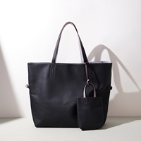Tas Selempang Kulit Sapi Asli Desainer Kelas Atas 2026, Dua Sisi, Lapisan Atas, Kapasitas Besar, Musim Panas