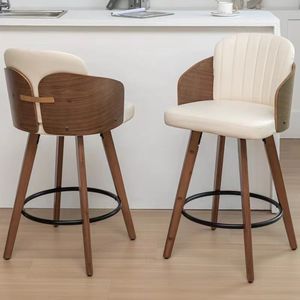 Taburete de <span class=keywords><strong>Bar</strong></span> Italiano de Lujo, Silla de <span class=keywords><strong>Bar</strong></span> de Cuero de Silla de Montar, Taburete Alto Simple con Respaldo para Hotel, Silla de <span class=keywords><strong>Bar</strong></span> de Diseño - Product Image 2