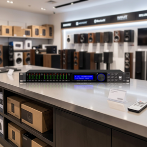 LA408 Procesador de Señales Digital DSP de Cinco Series 4-en-8 de ADI (EE. UU.) con Chips AK5552 AD1955 y Ganancia de 48dB para Audio Profesional en Clubes y Escenarios - Product Image 5