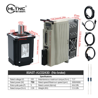 Kit de servomoteur HLTNC 400W - 1000W T3D--L15A T3D--L20A pour CNC, expédié gratuitement depuis la Russie