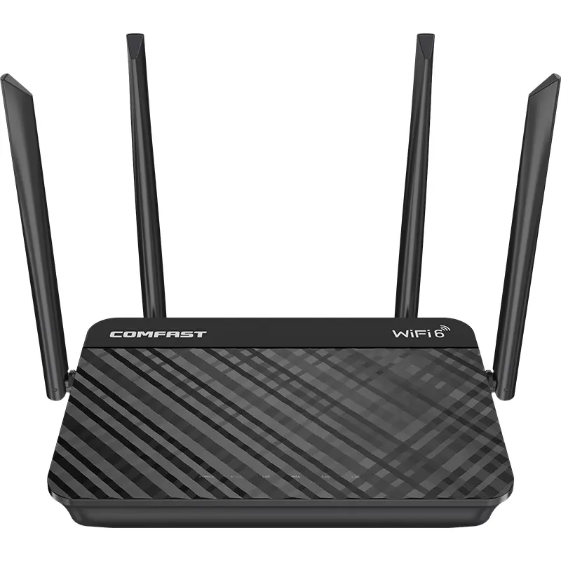 Comfast Hot 1800Mbps Wifi6 Enrutador inalámbrico Puertos RJ45 Red inalámbrica AX1800 Gigabit Wifi6 Router Malla interior Wifi 6 AX Router