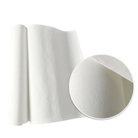 Tissu filtrant hydrophile 100 % polyester uni, écologique, sac filtrant, tissu feutré absorbant l'eau, feutre non tissé blanc aiguilleté