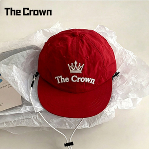 Wholesale Custom High Quality Embroidered 6 Panel Baseball Cap Quick Dry Breathable Bungee Strap <b>Red</b> Unisex - Product Image 3