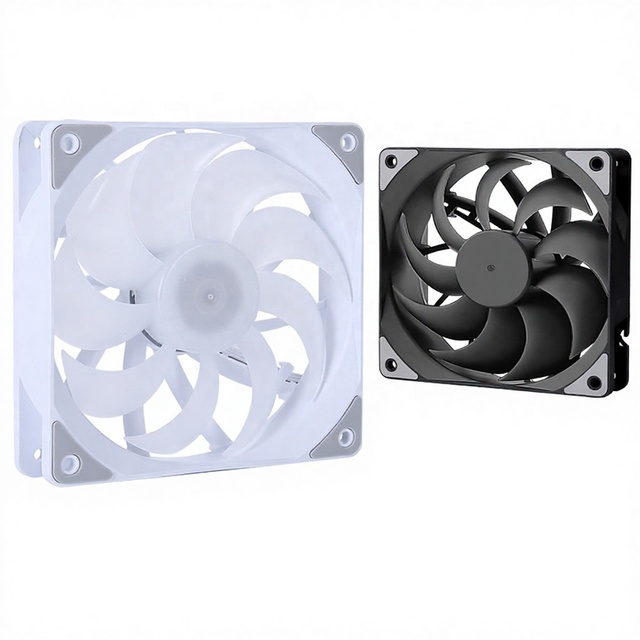 Factory 120mm RGB LED Fan PWM Control Low Noise High Airflow Quiet Desktop Server Radiator Cooler Heatsink for Computer Cases