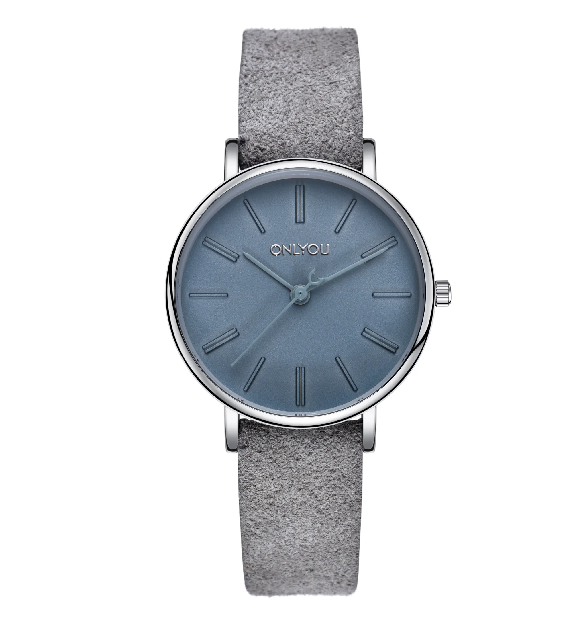 Onlyou индивидуальный новейший дизайн, кожаные кварцевые наручные часы, модные женские часы для женщин 85019