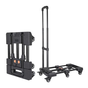 Chariot à main de concepteur 200kg chariot à main utilisé pliant Portable poignée de bagage chariot à main avec 6 roues - Product Image 6