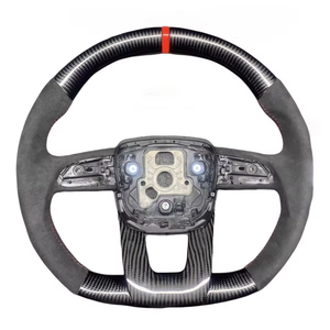 Volant personnalisé en fibre de carbone véritable forgée avec affichage LED pour <span class=keywords><strong>Lamborghini</strong></span> Urus Gallardo Huracan Evo Murcielago - Product Image 5