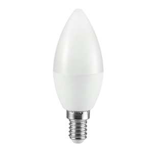 Bombilla LED inteligente E14 5.5W RGB WiFi, controlable a distancia, regulable; ideal para ambientar espacios y personalizar. - Product Image 1