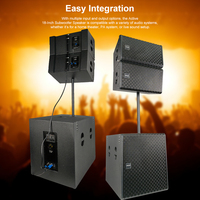 Nuevo Altavoz Profesional Activo con Amplificador DSP Integrado, Subwoofer para Fiestas, DJ, Exteriores, Subwoofer de Bajos Potentes de 18 Pulgadas