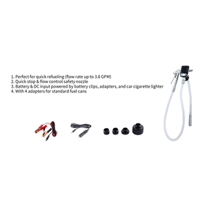 Electric 3.8 GPM Battery Powered 5V 12V Centrifugal Barrel Fuel Transfer <b>Pump</b> ATEX Certified Plastic Oil Filling Fuel 1 Nozzle - Product Image 5
