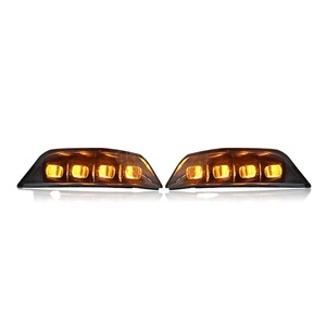 Couvercle <span class=keywords><strong>de</strong></span> feu antibrouillard avant CARMATES avec Led Drl pour Ford <span class=keywords><strong>Mustang</strong></span> 2015 <span class=keywords><strong>2016</strong></span> 2017 <span class=keywords><strong>feux</strong></span> diurnes lumière du <span class=keywords><strong>jour</strong></span> - Product Image 1