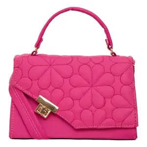 Sac bandoulière vintage Fana pour femme en PU, motif floral, étanche, avec fermeture à boucle rotative, pour usage quotidien, style estival - Product Image 4