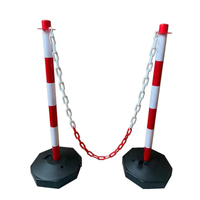 Cône de signalisation routière remplissable d'eau, poteau de signalisation élastique pour la sécurité routière et le contrôle du stationnement