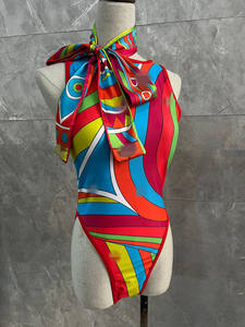 Vente en gros Maillot de bain une pièce pour femme, style créateur, pour l'été, tenue de plage avec <span class=keywords><strong>bandeau</strong></span> - Product Image 2