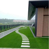 China Hersteller Bester Preis Outdoor Kunstrasen Landschafts bau Kunstrasen Teppich für Balkon Spielplatz