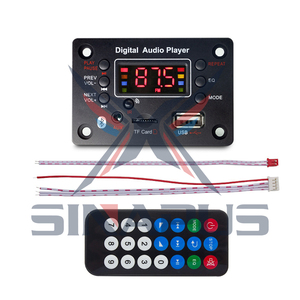 Mp3 DC7-25V 2*40W khuếch đại MP3 Máy nghe nhạc mô-đun <span class=keywords><strong>bluetooth</strong></span>-tương thích 5.0 Bảng Giải Mã khuếch đại xe FM Đài phát thanh mô-đun MP3 người chơi - Product Image 3