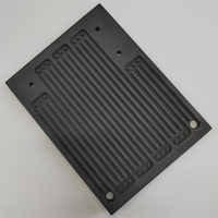 Pelat Elektroda Keramik Silikon Karbida SiC Sintered untuk Panel Elektrolit Sel Bahan Bakar Lembaran Bipolar