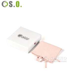Cardboard pink Drawer Jewelry Gift <b>Boxes</b> Custom High End <b>Small</b> pink Paper Ring Jewelry Box with logo Luxury - Product Image 6