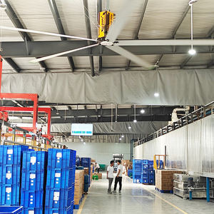 Ventilateur de plafond HVLS géant de <span class=keywords><strong>1</strong></span>,5 kW et 24 pieds, fournisseur d'usine JULAI en Chine - Product Image 5