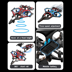 <span class=keywords><strong>เครื่องบิน</strong></span>บังคับวิทยุ AiJH 360 องศา พร้อมกล้อง ควบคุมผ่านหน้าจอ เหมาะสำหรับผู้เริ่มต้น ใช้งานได้ทั้งในร่มและกลางแจ้ง - Product Image 3