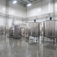 Cuve de mélange automatique de boissons SUS304 220V, mélangeur haute vitesse pour jus de fruits et sirops, ligne de production de boissons avec moteur