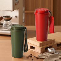 Vaso Térmico Portátil de Acero Inoxidable de 750 ml, Mantiene Bebidas Frías o Calientes Durante 12 Horas, Ideal para Negocios y Viajes