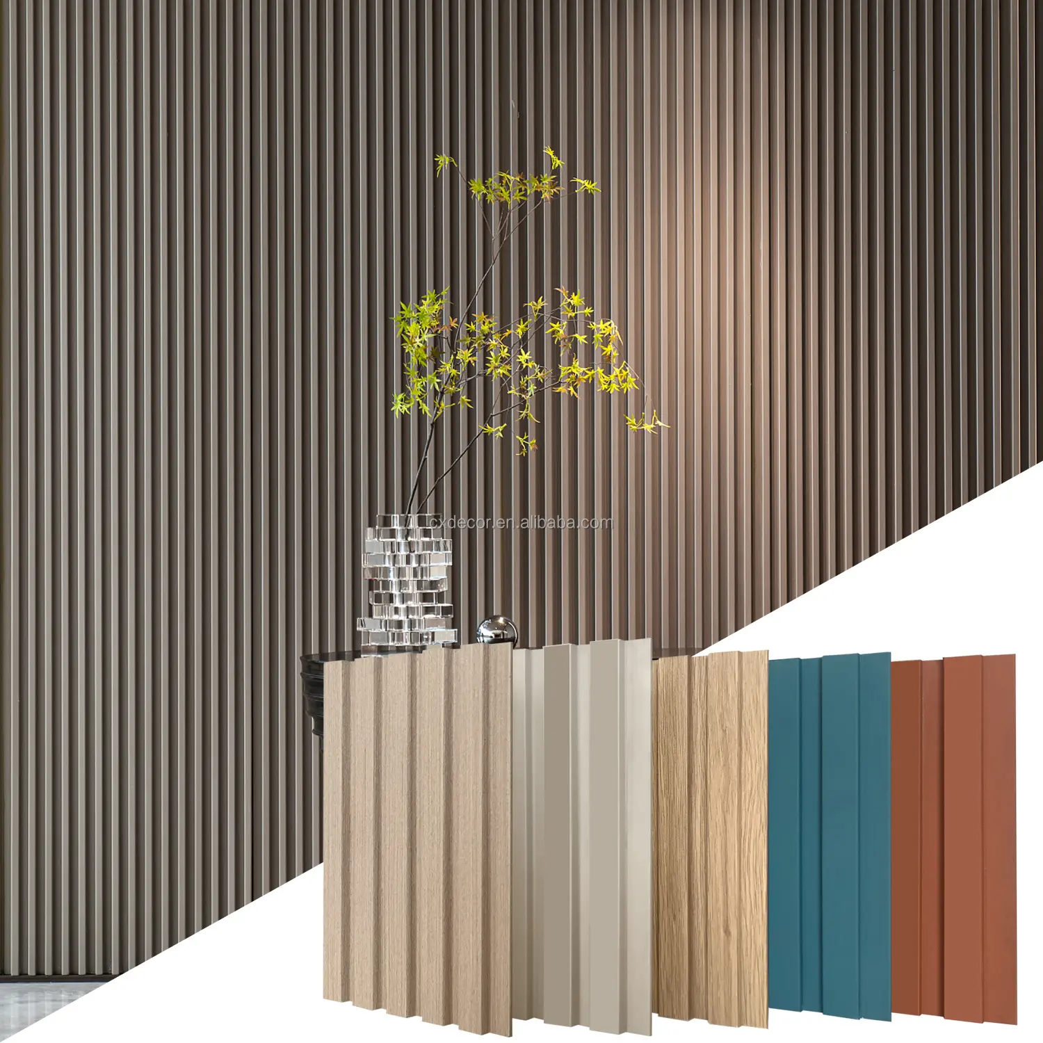 Harga kompetitif kustom 316pelapis dekorasi dinding 3D Pvc panel Interior lain wallpaper/panel dinding/papan produsen