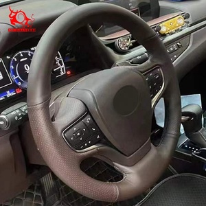 Funda de Volante Cosida a Mano, Cálida y de Cuero, para <span class=keywords><strong>Lexus</strong></span> ES 300h <span class=keywords><strong>UX</strong></span> 300e 2018 2019 2021 2022 - Product Image 6