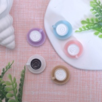 Lote de 100 Piezas de Mini Tazas de Café de Resina 3D de 20*13MM con Plato para Decoración de Mesa de Cocina de Casa de Muñecas, Manualidades