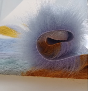 Tela <span class=keywords><strong>EZ</strong></span> de piel sintética de pila alta de Jacquard colorido para ropa/textiles para el hogar/Juguetes - Product Image 3
