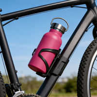 Bouteille d'eau isotherme en acier inoxydable style Ins, petite et fraîche, anti-fuite, à large ouverture, personnalisable, 16oz 500ml