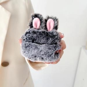 Nueva funda de auriculares de conejo de peluche <span class=keywords><strong>Applin</strong></span> a la moda para AirPods 1/2 Pro 2, funda protectora de felpa suave y esponjosa con carga inalámbrica - Product Image 3