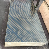 Contrachapado con revestimiento de película impermeable fenólica de alta calidad, encofrado de hormigón de 18mm, contrachapado con revestimiento de película marrón