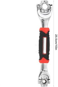 Llave de vaso multifuncional 8 en 1, juego de llaves de trinquete de 360 grados, llave de carcasa, llave de vaso 8 en 1, 8-19mm - Product Image 4