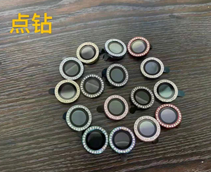 El mejor protector de lente de cámara para iPhone 15 con eliminación con caja de embalaje de vidrio templado para anillos protectores de cámara iPhone diamante - Product Image 3