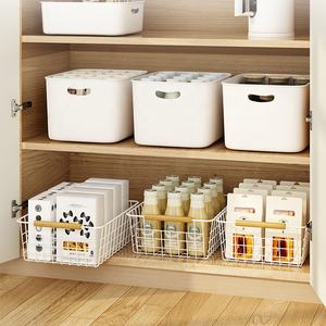 Cesta de almacenamiento plegable para ropa de baño y cocina, armario de almacenamiento para juguetes, organizador de especias, otras cajas de plástico, novedad de <span class=keywords><strong>2022</strong></span> - Product Image 5