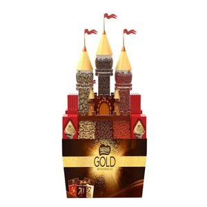 ชั้นวางสินค้าปลีกในซูเปอร์มาร์เก็ต ชั้นวางแสดงสินค้าแบบตั้งพื้นทำจาก PP Cardboard สำหรับอาหาร มันฝรั่งทอด ขนมหวาน ขนมขบเคี้ยว พร้อมบริการตัดตามแบบ - Product Image 5