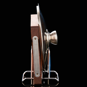 ชั้นเก็บฝาหม้อและเขียงที่ทันสมัยทำจากสแตนเลสแบบตั้ง - Product Image 5