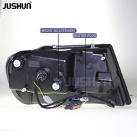 Faros Delanteros LED JUSHUN para Jeep Grand Cherokee 1999-2004, Luces de Circulación Diurna con Señal Dinámica LED