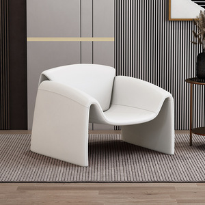 เก้าอี้โซฟาเดี่ยวดีไซน์หรูไฟสุดสร้างสรรค์เก้าอี้พักผ่อนแบบเรียบง่ายทันสมัยเก้าอี้ปูห้องนั่งเล่นแบบสบายๆ - Product Image 3