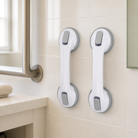 Barres d'appui de douche modernes amovibles en alliage d'aluminium antidérapantes de bonne qualité, capacité 100 kg, finition brute écologique pour salle de bain