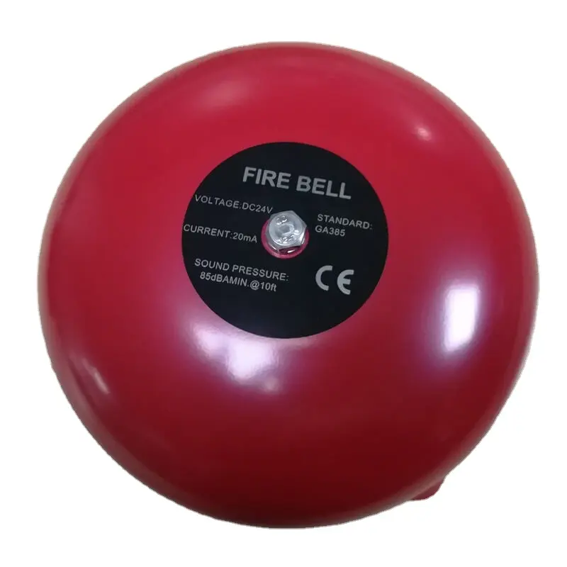 SUMRING 2023 Selling fire detection systemCost-effective Products 6/10 Inch Fire Alarm Bell 12/24/220 v Electrical